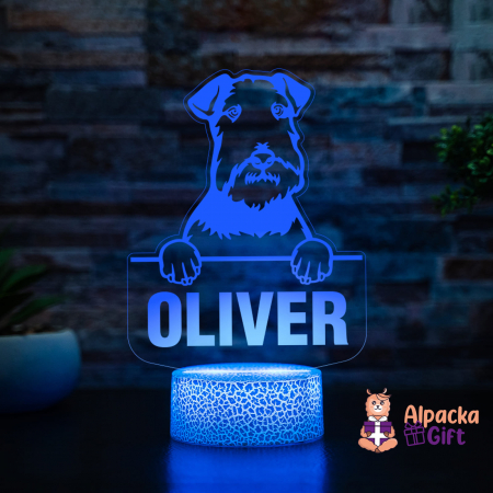 Lampă 3D - Lakeland Terrier [2]