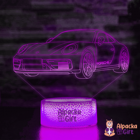 Mașini - Lampa 3D - Porsche