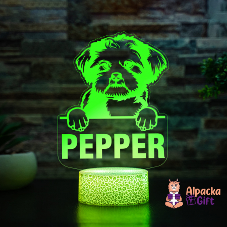 Lampă 3D - Lhasa Apso [3]