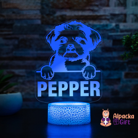 Lampă 3D - Lhasa Apso [1]