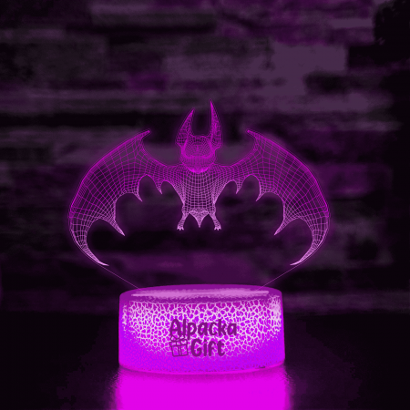 Lampi 3D Animale - Lampă 3D Liliac