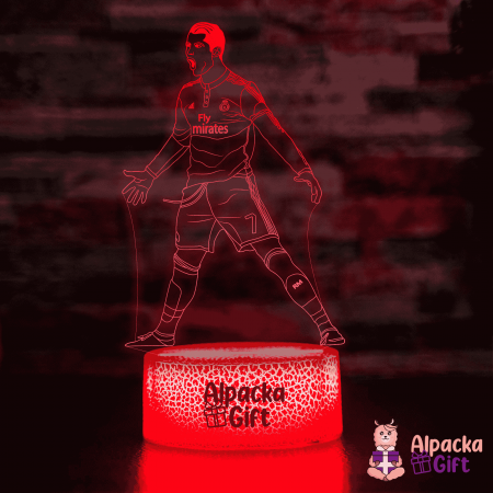 Fotbal - Lampa 3D - Cristiano Ronaldo