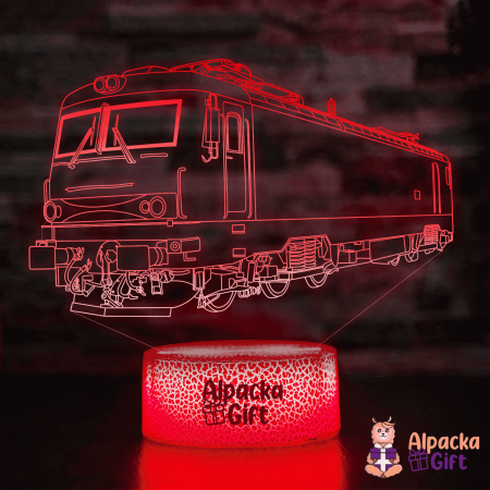 Lămpi 3D - Lampa 3D Locomotiva 2