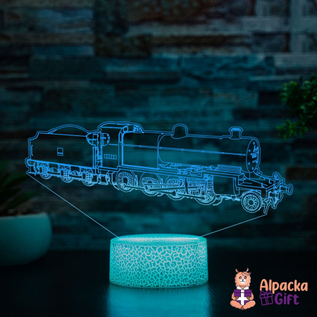 Lampi 3D Diverse - Lampa 3D - Locomotiva 4
