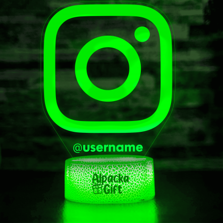 Lampă 3D - Logo Instagram [4]