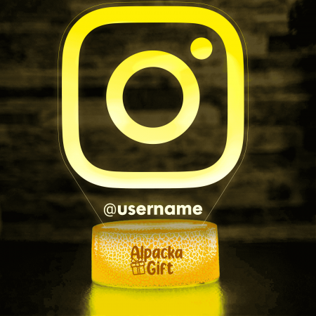 Lampă 3D - Logo Instagram [1]