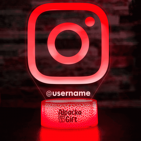 Lampă 3D - Logo Instagram [3]