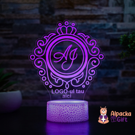 Lampa 3D Logo-ul tau [3]