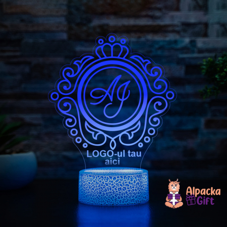 Lampa 3D Logo-ul tau [2]
