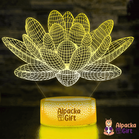Lampă 3D - Lotus [3]