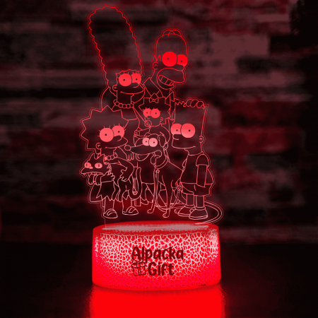 Lampa 3D - Familia Simpson [4]