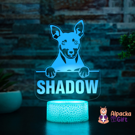Lampă 3D - Manchester Terrier [4]