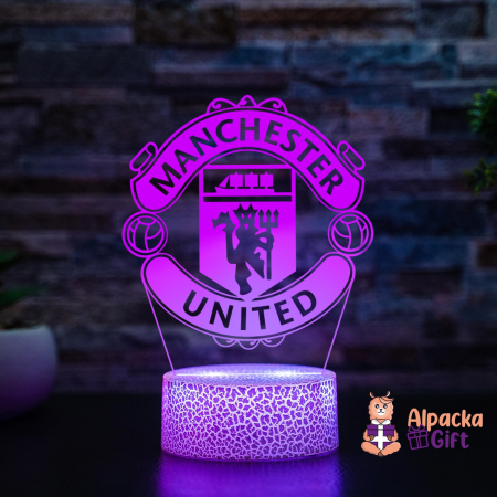 Fotbal - Lampa 3D Manchester United