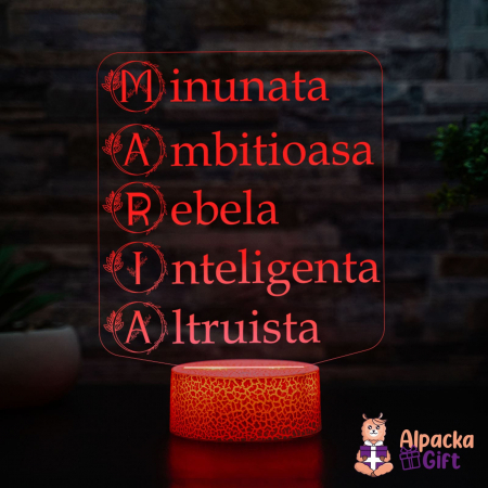 Lampa 3D - Maria [4]