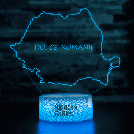 Lampă 3D - Harta Romaniei [1]