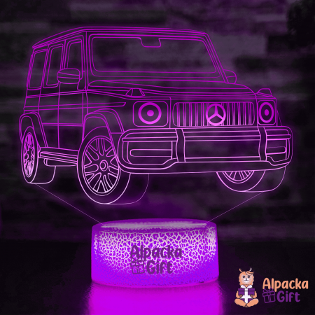 Mașini - Lampă 3D - Mercedes G-