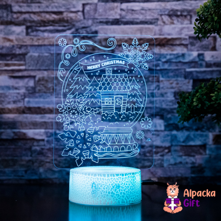 Lampă 3D Merry Christmas 2 [2]
