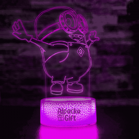 Lampi 3D Diverse - Lampa 3D - Minion 6