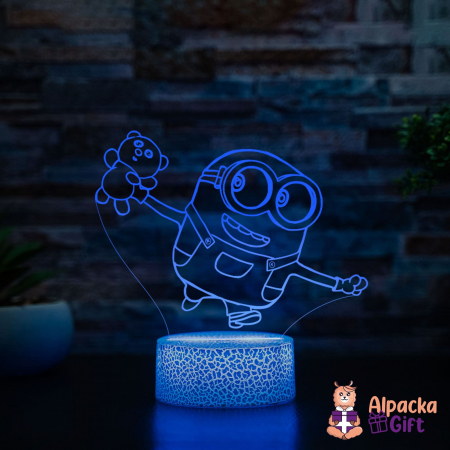 Lampi 3D Animale - Lampa 3D - Minioni 3