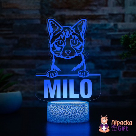 Lampă 3D - Ojos Azules [3]