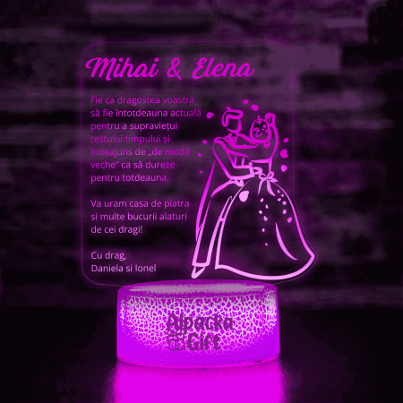 Nunta - Lampa 3D - Miri 1