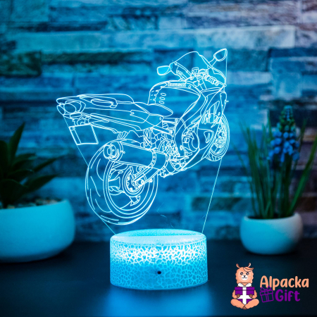 Motociclete - Lampă 3D Motocicleta 4