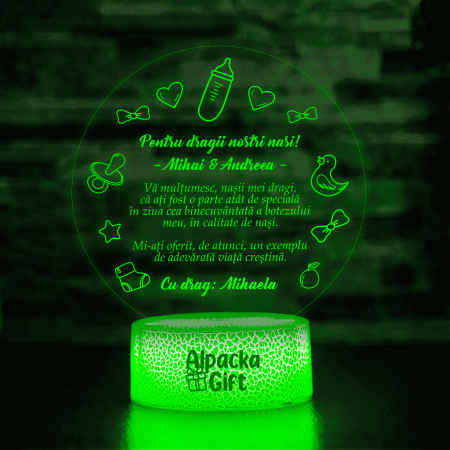 Lampa 3D Nasi Botez [4]
