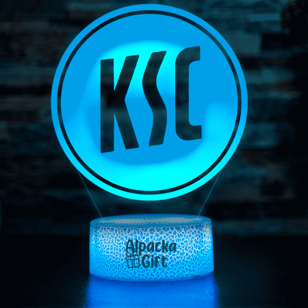 Fotbal - Lampa 3D - Karlsruher SC