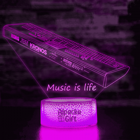 Muzicanti - Lampă 3D - Orgă 2