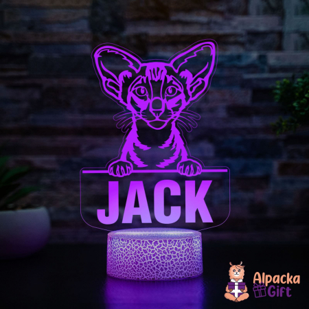 Lampă - 3D Oriental Shorthair Shortcut [1]