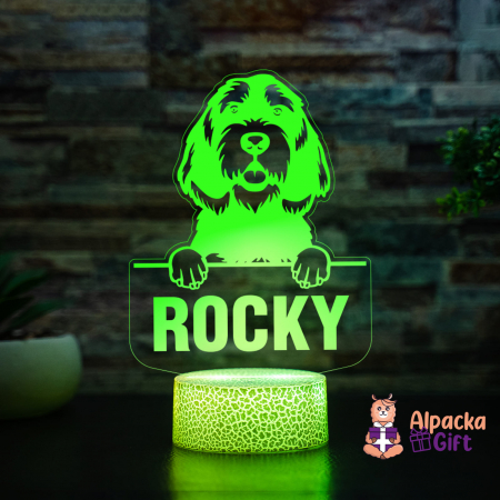 Rase de Caini - Lampă 3D - Otterhound