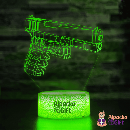 Lampi 3D Diverse - Lampă 3D - Pistol