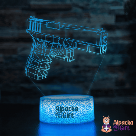 Lampă 3D - Pistol [4]