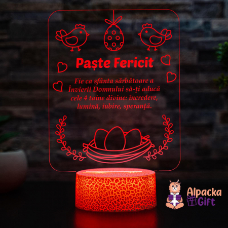 Lampă 3D - Paște Fericit 4 [2]