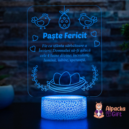 Lampă 3D - Paște Fericit 4 [4]