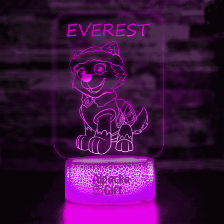 Lampi 3D Diverse - Lampă 3D - Paw Patrol - Everest