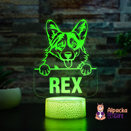 Lampă 3D - Pembroke Welsh Corgi [1]