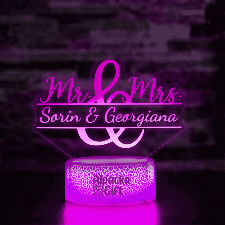 Lampă 3D - Mr.&Mrs. [3]