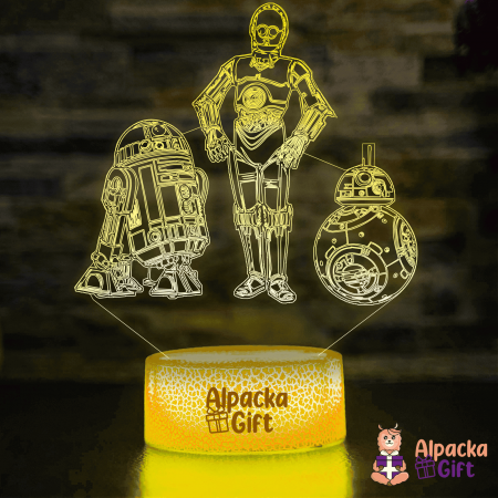 Lampa 3D -Personaje Star Wars [4]