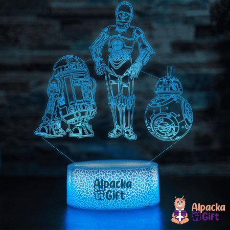 Lămpi 3D - Lampa 3D -Personaje Star Wars