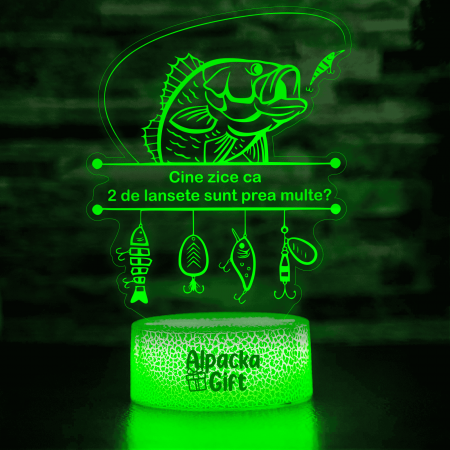 Lampă 3D - Pescar 4 [4]