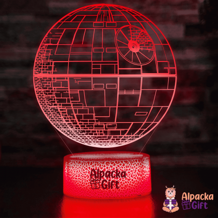 Lampa 3D -Planeta Star Wars [2]