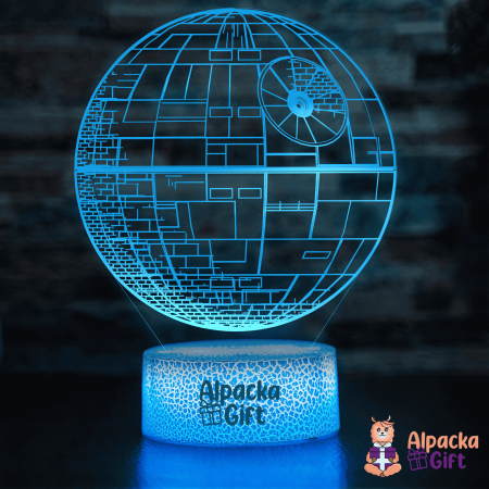 Lămpi 3D - Lampa 3D -Planeta Star Wars