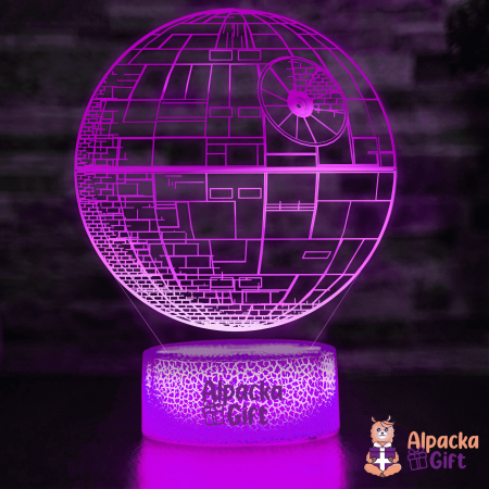 Lampa 3D -Planeta Star Wars [3]