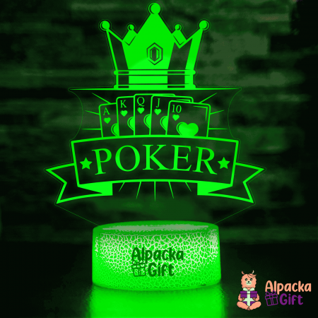 Lămpi 3D - Lampă 3D - Poker 1