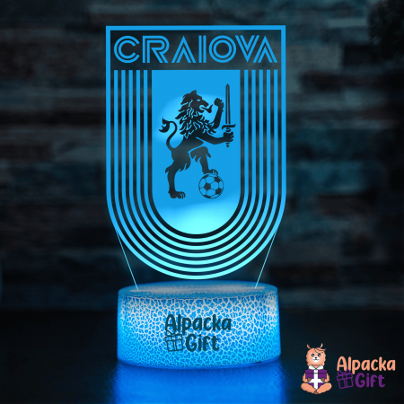 Fotbal - Lampă 3D - Universitatea Craiova