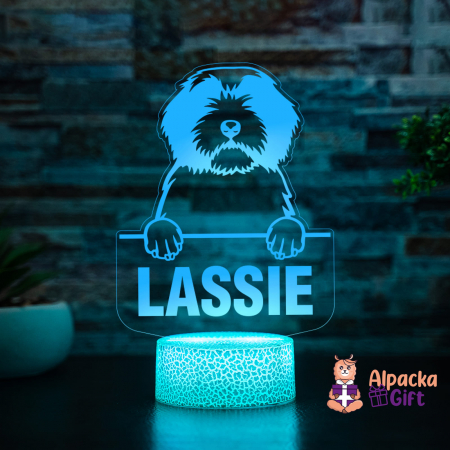 Lampă 3D - Polish Lowland Sheepdog [4]