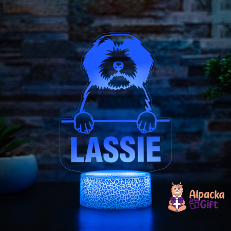 Lampă 3D - Polish Lowland Sheepdog [2]