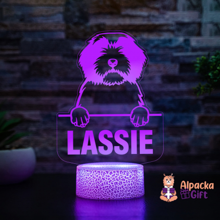 Lampă 3D - Polish Lowland Sheepdog [3]