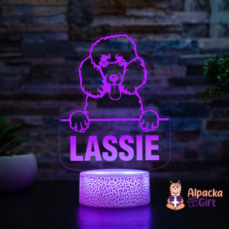 Lampă 3D - Poodle [3]